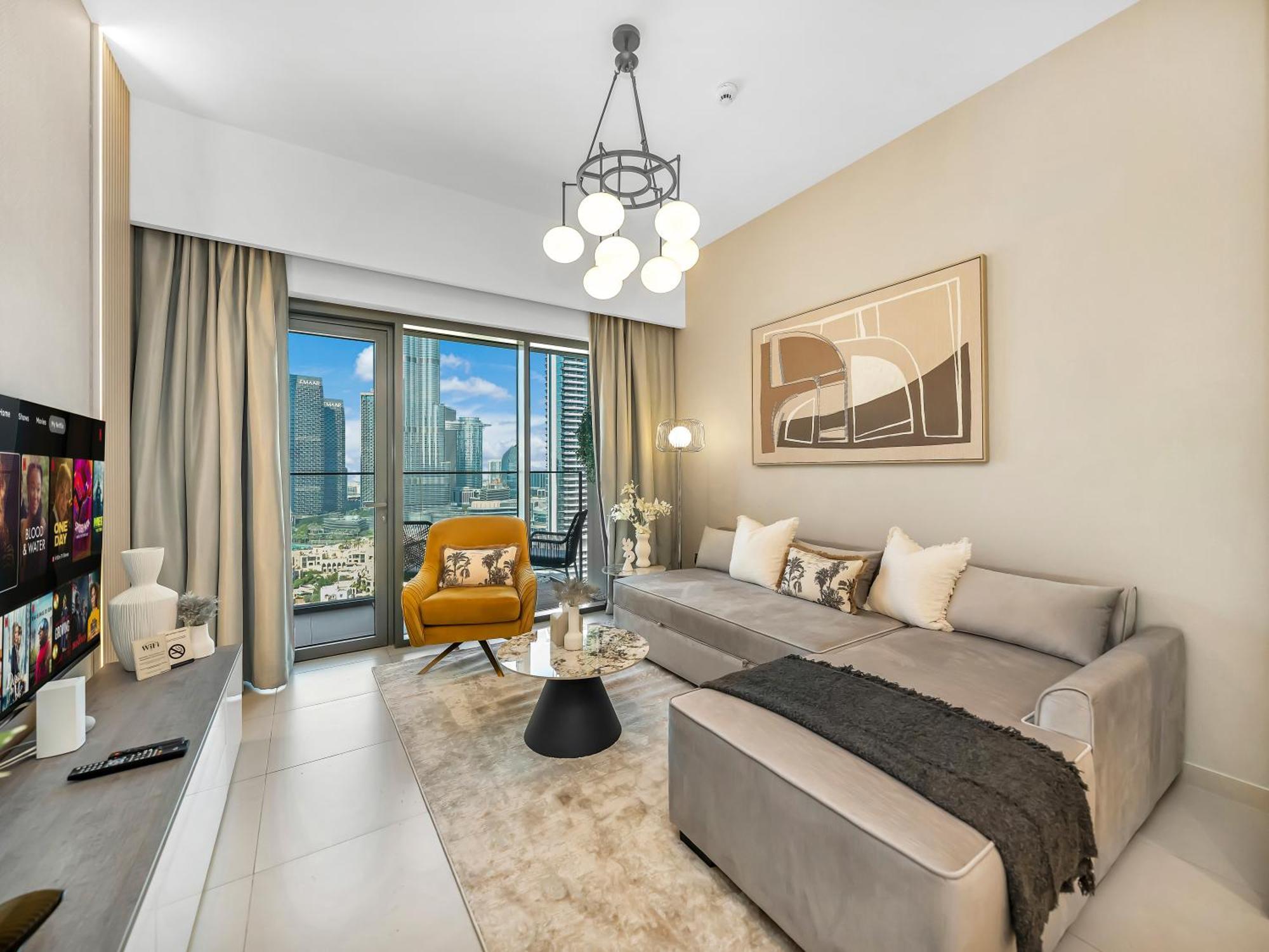 Smartstay At Burj Royale - Full Burj Khalifa View - Brand New Luxury Apartments Dubai Dış mekan fotoğraf
